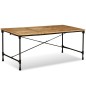 Tavolo da Pranzo in Legno Massello di Mango 180 cm