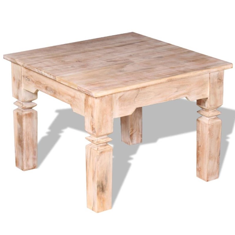 Tavolino da Caffè in Legno Massello di Acacia 60x60x45 cm Tavolino da Caffè in Legno Massello di Acacia 60x60x45 cm