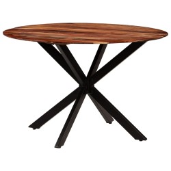 Tavolo da Pranzo in Legno Massello di Sheesham 120x77cm