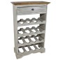 Portavini in Legno Massello Recuperato 55x23x85 cm Portavini in Legno Massello Recuperato 55x23x85 cm