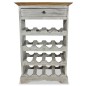Portavini in Legno Massello Recuperato 55x23x85 cm Portavini in Legno Massello Recuperato 55x23x85 cm