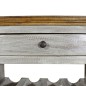 Portavini in Legno Massello Recuperato 55x23x85 cm Portavini in Legno Massello Recuperato 55x23x85 cm