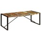 Tavolo da Pranzo 220x100x75 cm Legno Massello di Recupero Tavolo da Pranzo 220x100x75 cm Legno Massello di Recupero