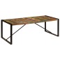 Tavolo da Pranzo 220x100x75 cm Legno Massello di Recupero Tavolo da Pranzo 220x100x75 cm Legno Massello di Recupero