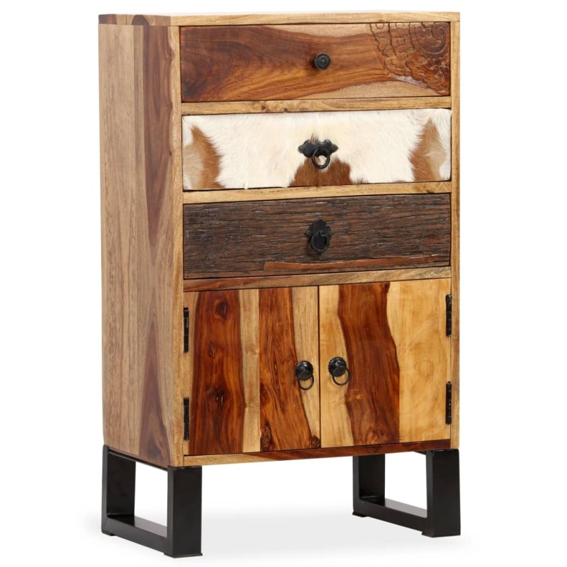 Credenza in Legno Massello di Sheesham 50x30x86 cm Credenza in Legno Massello di Sheesham 50x30x86 cm