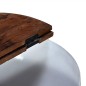 Tavolini da Caffè 2 pz Massello Riciclato Bianco Forma di Coppa Tavolini da Caffè 2 pz Massello Riciclato Bianco Forma di Coppa