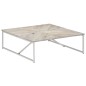 Tavolino da Caffè 110x110x36 cm in Legno Massello di Mango Tavolino da Caffè 110x110x36 cm in Legno Massello di Mango