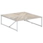 Tavolino da Caffè 110x110x36 cm in Legno Massello di Mango Tavolino da Caffè 110x110x36 cm in Legno Massello di Mango