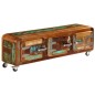 Mobile Porta TV 120x30x37 cm in Legno Massello di Recupero Mobile Porta TV 120x30x37 cm in Legno Massello di Recupero