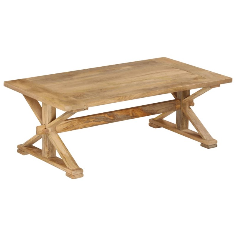 Tavolino da Caffè 110x60x40 cm in Legno Massello di Mango Tavolino da Caffè 110x60x40 cm in Legno Massello di Mango