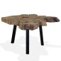 Tavolino da Caffè in Autentico Legno di Teak 80x70x38 cm Tavolino da Caffè in Autentico Legno di Teak 80x70x38 cm