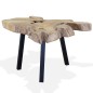 Tavolino da Caffè in Autentico Legno di Teak 80x70x38 cm Tavolino da Caffè in Autentico Legno di Teak 80x70x38 cm