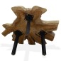Tavolino da Caffè in Autentico Legno di Teak 80x70x38 cm Tavolino da Caffè in Autentico Legno di Teak 80x70x38 cm