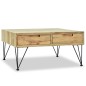 Tavolino da Caffè 80x80x40 cm in Legno Massello di Teak Tavolino da Caffè 80x80x40 cm in Legno Massello di Teak