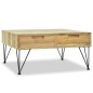 Tavolino da Caffè 80x80x40 cm in Legno Massello di Teak Tavolino da Caffè 80x80x40 cm in Legno Massello di Teak