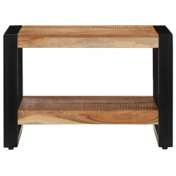 Tavolino da Caffè 60x60x40 cm in Legno Massello di Acacia