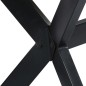 vidaXL Tavolo da Pranzo 120x60x75 cm in Legno Massello di Recupero
