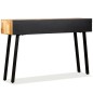 vidaXL Tavolo Consolle in Legno Massello di Teak 120x30x76 cm vidaXL Tavolo Consolle in Legno Massello di Teak 120x30x76 cm