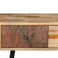vidaXL Tavolo Consolle in Legno Massello di Teak 120x30x76 cm vidaXL Tavolo Consolle in Legno Massello di Teak 120x30x76 cm