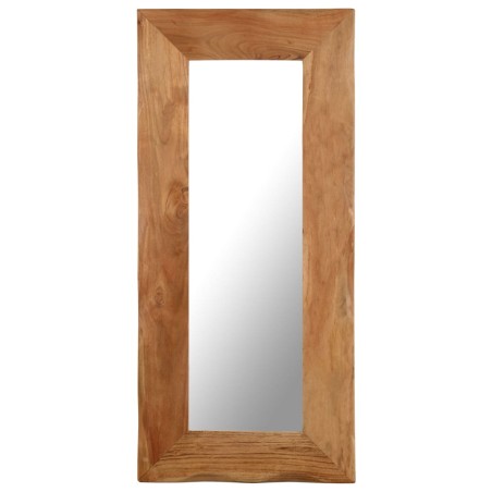Specchio Cosmetico in Legno Massello di Acacia 50x110 cm
