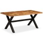 Tavolo da Pranzo Legno Massello di Acacia e Mango 180x90x76 cm Tavolo da Pranzo Legno Massello di Acacia e Mango 180x90x76 cm