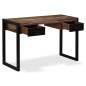 Scrivania a 2 Cassetti Legno Massello di Recupero 120x50x76 cm Scrivania a 2 Cassetti Legno Massello di Recupero 120x50x76 cm