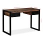 Scrivania a 2 Cassetti Legno Massello di Recupero 120x50x76 cm Scrivania a 2 Cassetti Legno Massello di Recupero 120x50x76 cm