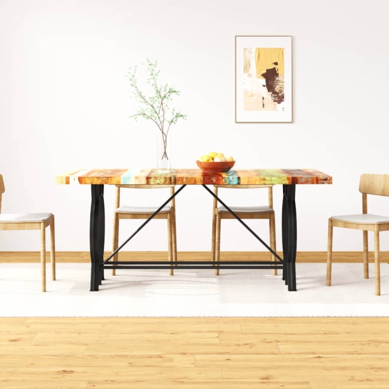 vidaXL Tavolo da Pranzo in Legno Massello di Recupero 180 cm vidaXL Tavolo da Pranzo in Legno Massello di Recupero 180 cm