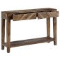 Tavolo Consolle in Legno Massello di Mango 118x30x80 cm Tavolo Consolle in Legno Massello di Mango 118x30x80 cm