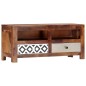 Mobile Porta TV 90x30x40 cm in Legno Massello di Sheesham Mobile Porta TV 90x30x40 cm in Legno Massello di Sheesham