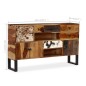 Credenza in Legno Massello di Sheesham 140x30x80 cm Credenza in Legno Massello di Sheesham 140x30x80 cm