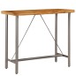 vidaXL Tavolo da Bar in Teak Massello di Recupero 120x58x106 cm vidaXL Tavolo da Bar in Teak Massello di Recupero 120x58x106 cm