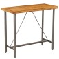 vidaXL Tavolo da Bar in Teak Massello di Recupero 120x58x106 cm vidaXL Tavolo da Bar in Teak Massello di Recupero 120x58x106 cm