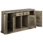 Credenza in Legno Massello di Mindi 145x32,5x77cm Credenza in Legno Massello di Mindi 145x32,5x77cm