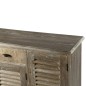 Credenza in Legno Massello di Mindi 145x32,5x77cm Credenza in Legno Massello di Mindi 145x32,5x77cm