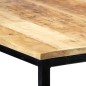 Tavolo da Pranzo 140x70x75 cm in Legno Massello di Mango Grezzo Tavolo da Pranzo 140x70x75 cm in Legno Massello di Mango Grezzo