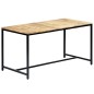 Tavolo da Pranzo 140x70x75 cm in Legno Massello di Mango Grezzo Tavolo da Pranzo 140x70x75 cm in Legno Massello di Mango Grezzo