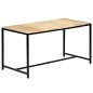 Tavolo da Pranzo 140x70x75 cm in Legno Massello di Mango Grezzo Tavolo da Pranzo 140x70x75 cm in Legno Massello di Mango Grezzo