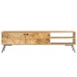 Mobile Porta TV in Legno Massello di Mango 140x30x40 cm Mobile Porta TV in Legno Massello di Mango 140x30x40 cm
