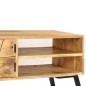 Mobile Porta TV in Legno Massello di Mango 140x30x40 cm Mobile Porta TV in Legno Massello di Mango 140x30x40 cm