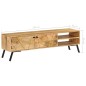 Mobile Porta TV in Legno Massello di Mango 140x30x40 cm Mobile Porta TV in Legno Massello di Mango 140x30x40 cm