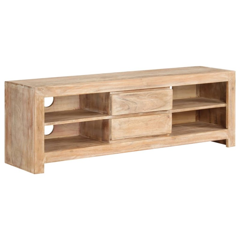 Mobile Porta TV in Legno di Acacia 120x30x40cm Marrone Chiaro Mobile Porta TV in Legno di Acacia 120x30x40cm Marrone Chiaro