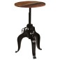 Tavolo da Bar in Legno Massello di Recupero 60x(76-110) cm Tavolo da Bar in Legno Massello di Recupero 60x(76-110) cm