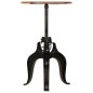 Tavolo da Bar in Legno Massello di Recupero 60x(76-110) cm Tavolo da Bar in Legno Massello di Recupero 60x(76-110) cm