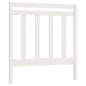 Testiera per Letto Bianca 106x4x100cm in Legno Massello di Pino Testiera per Letto Bianca 106x4x100cm in Legno Massello di Pino