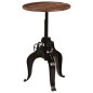 Tavolo da Bar in Legno Massello di Recupero 60x(76-110) cm Tavolo da Bar in Legno Massello di Recupero 60x(76-110) cm