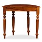 Tavolino Semicircolare in Legno Massello di Sheesham 90x40x76cm