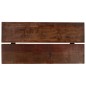 Tavolino da Bar Massello di Recupero Marrone Scuro 150x70x107cm Tavolino da Bar Massello di Recupero Marrone Scuro 150x70x107cm