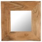 Specchio Cosmetico in Legno Massello di Acacia 50x50 cm Specchio Cosmetico in Legno Massello di Acacia 50x50 cm