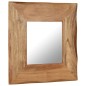 Specchio Cosmetico in Legno Massello di Acacia 50x50 cm Specchio Cosmetico in Legno Massello di Acacia 50x50 cm
